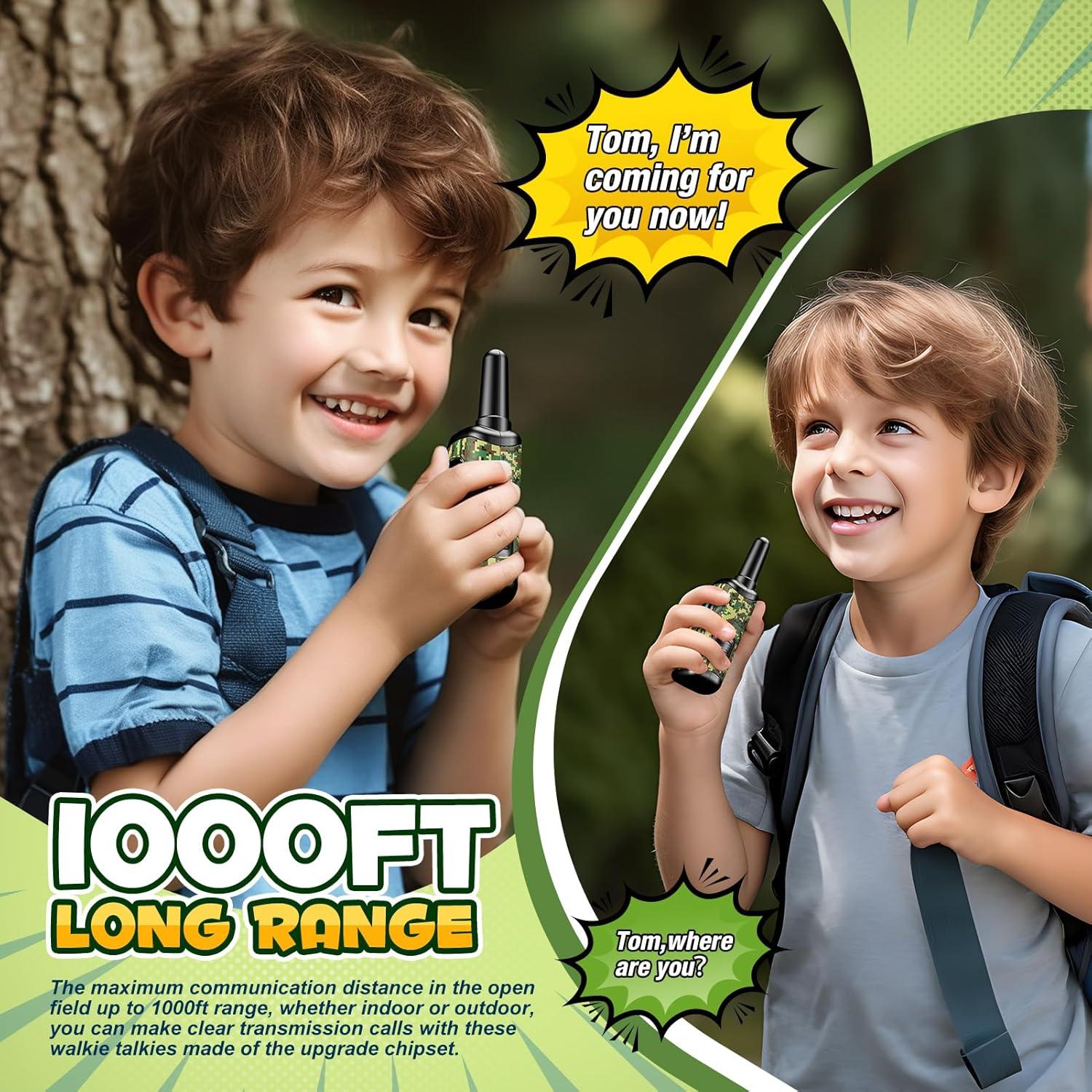 Walkie Talkies Mini Robots Comedyfun 2 Pack para Niños