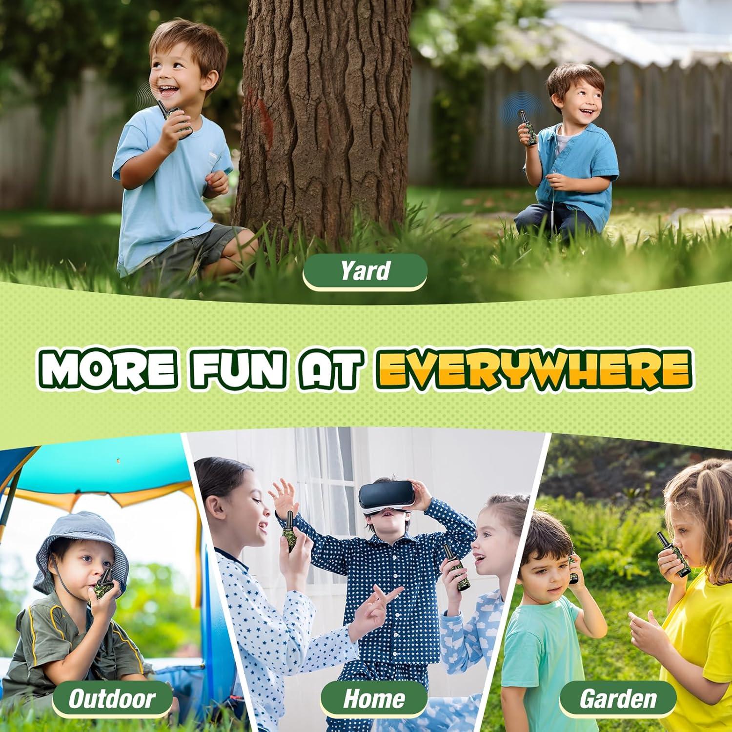 Walkie Talkies Mini Robots Comedyfun 2 Pack para Niños