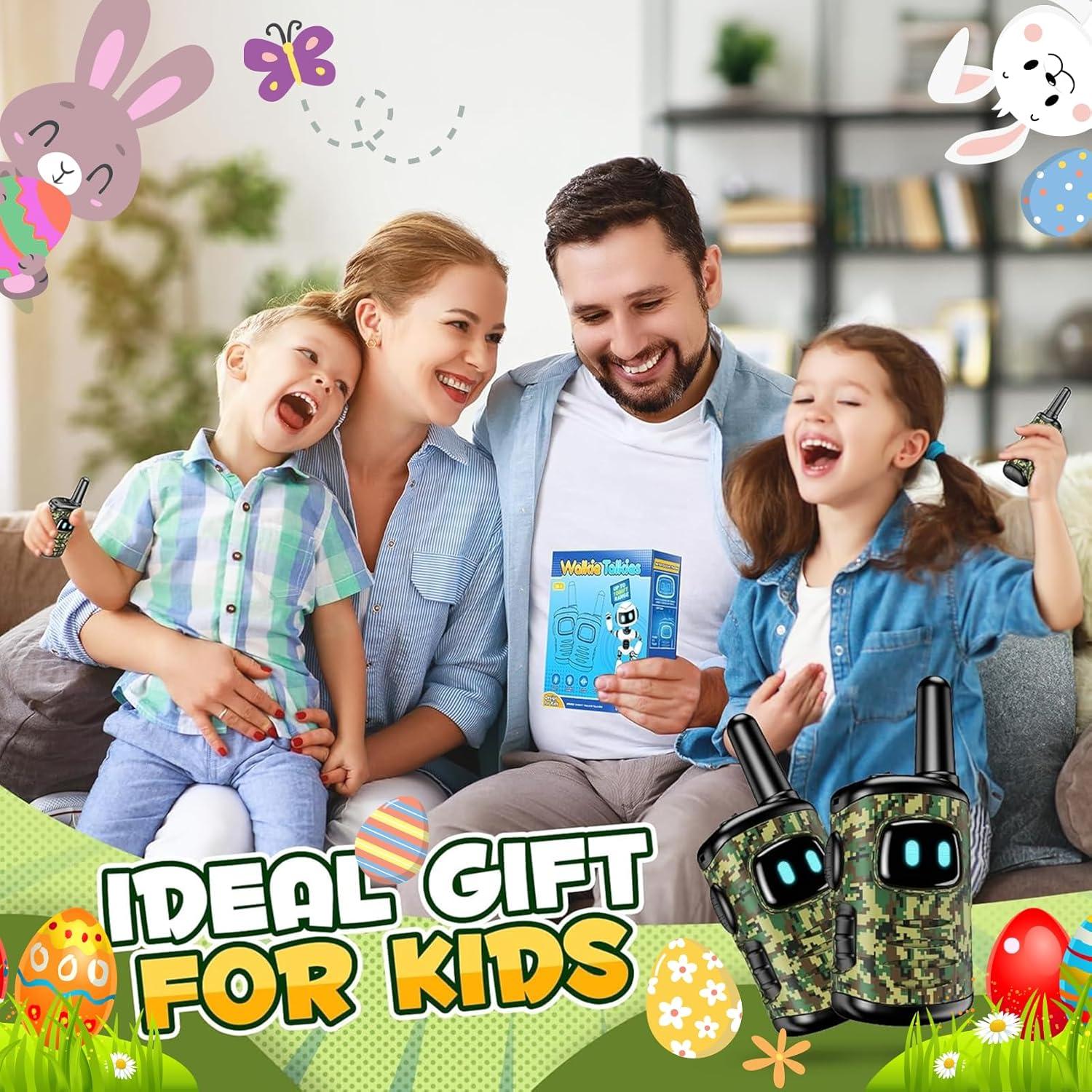 Walkie Talkies Mini Robots Comedyfun 2 Pack para Niños