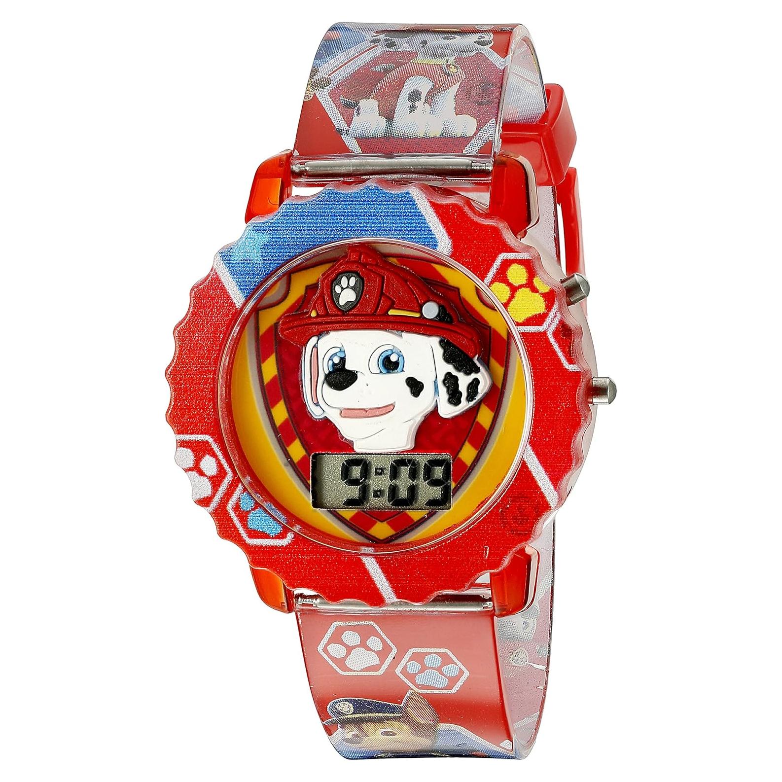Reloj digital Paw Patrol Accutime para niños con luz LCD