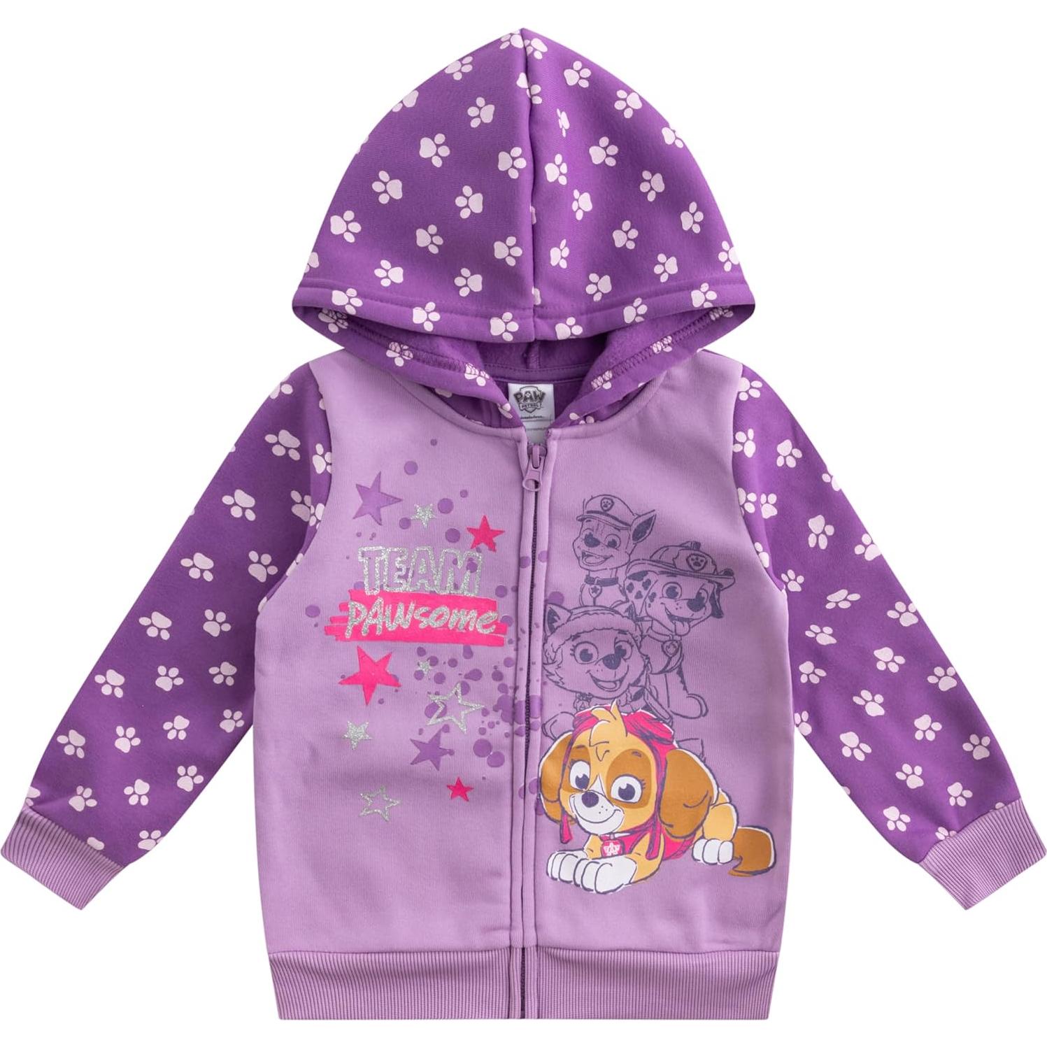 Sudaderas Paw Patrol Nickelodeon 2 Pack Niñas Morado y Rosa