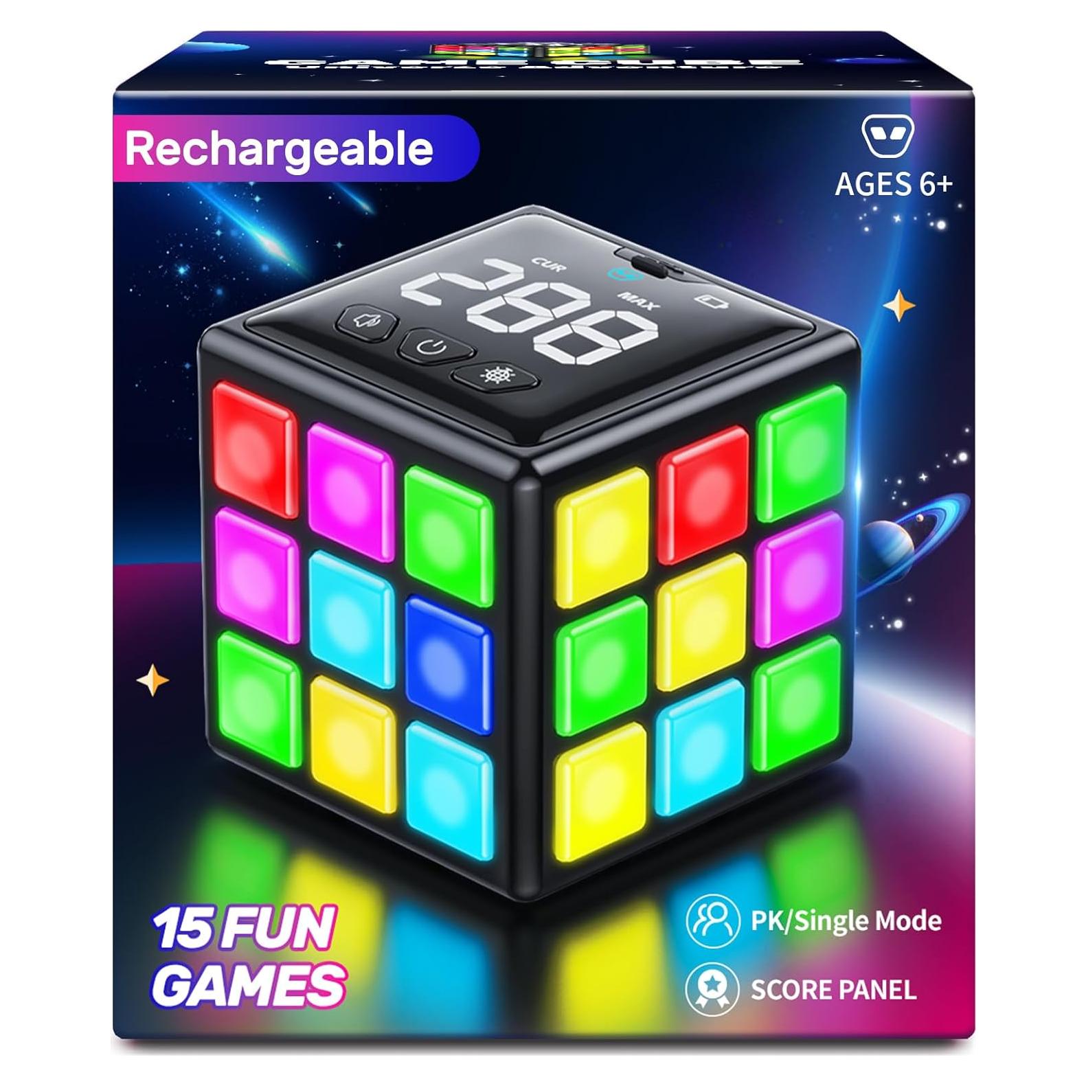 Cubo de Juego Recargable Niufunmal 15 en 1 para Niños 6-12 Años