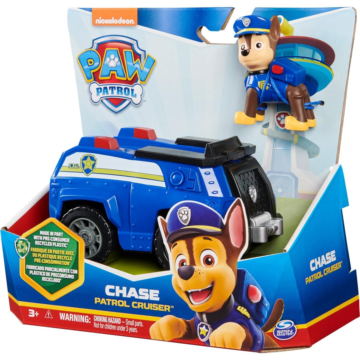 Vehículo de Policía Chase Paw Patrol 13 cm Juguete Sostenible