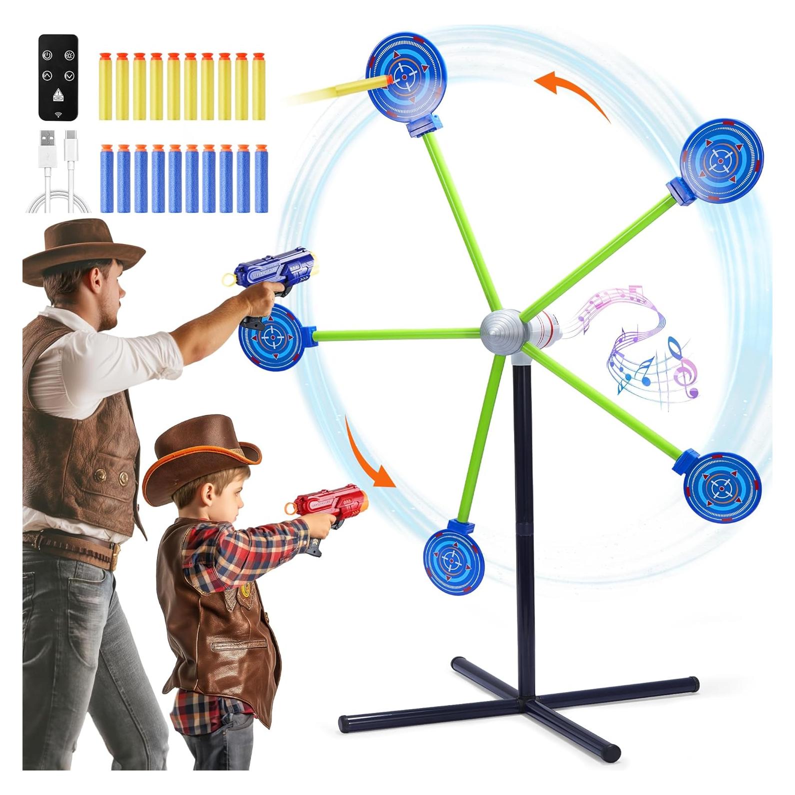Juego de Tiro con Dardos de Espuma Qichuang - 2 Jugadores