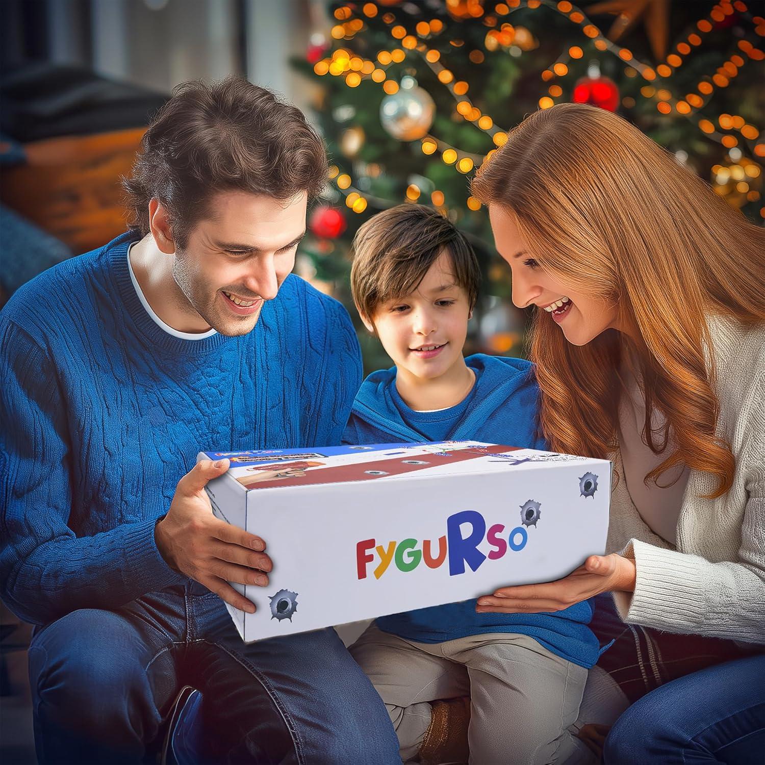 Juego de Tiro con Dardos de Espuma Qichuang - 2 Jugadores