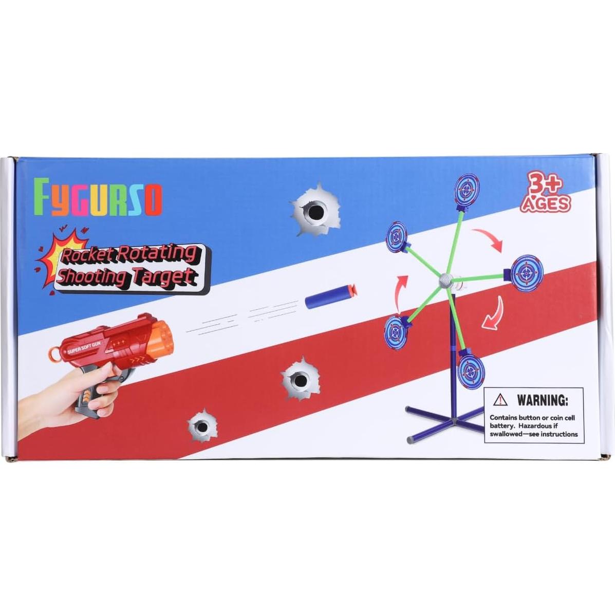 Juego de Tiro con Dardos de Espuma Qichuang - 2 Jugadores