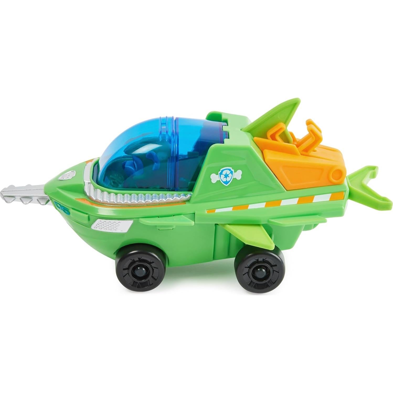 Vehículo de Rescate Sawfish Rocky Aqua Pups - Juguete Transformable