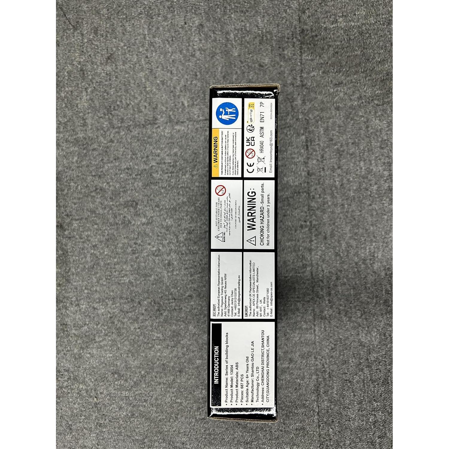 Juego de Construcción Tiburón Mecánico INSOON 687 Piezas