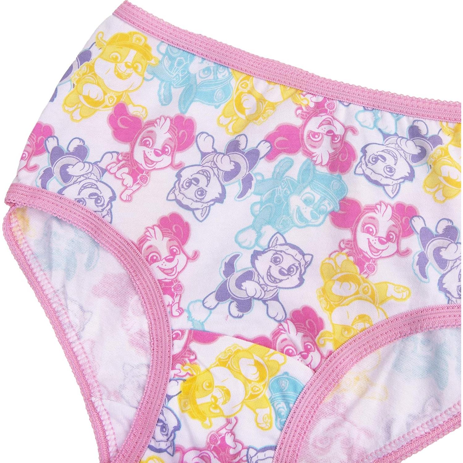 Ropa interior para niñas Paw Patrol 100% algodón 10 piezas