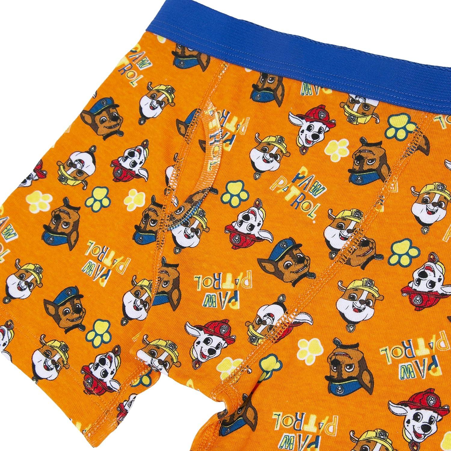 Ropa interior para niños Paw Patrol 100% algodón 5pk 2-3T