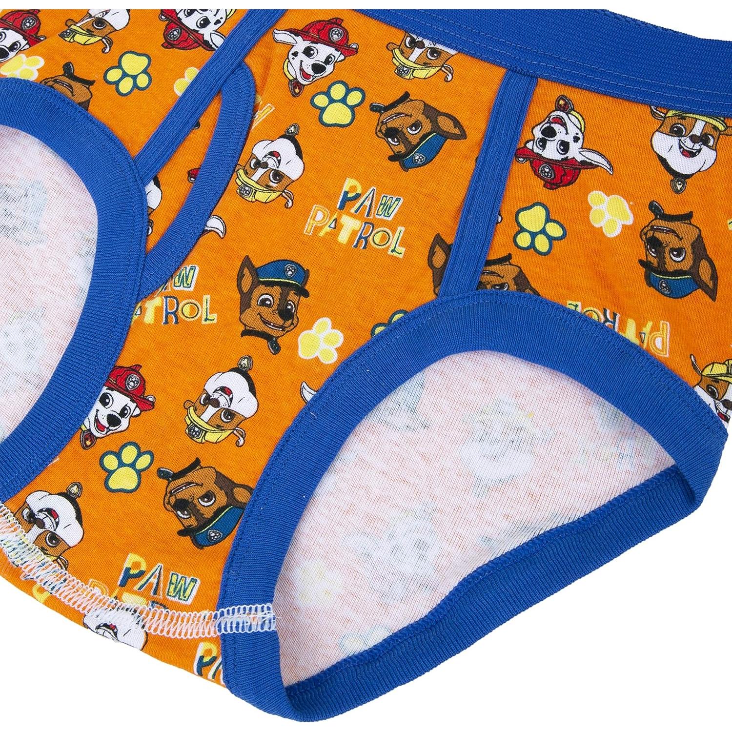 Ropa Interior Niños Paw Patrol 100% Algodón 5 Piezas 2T/3T