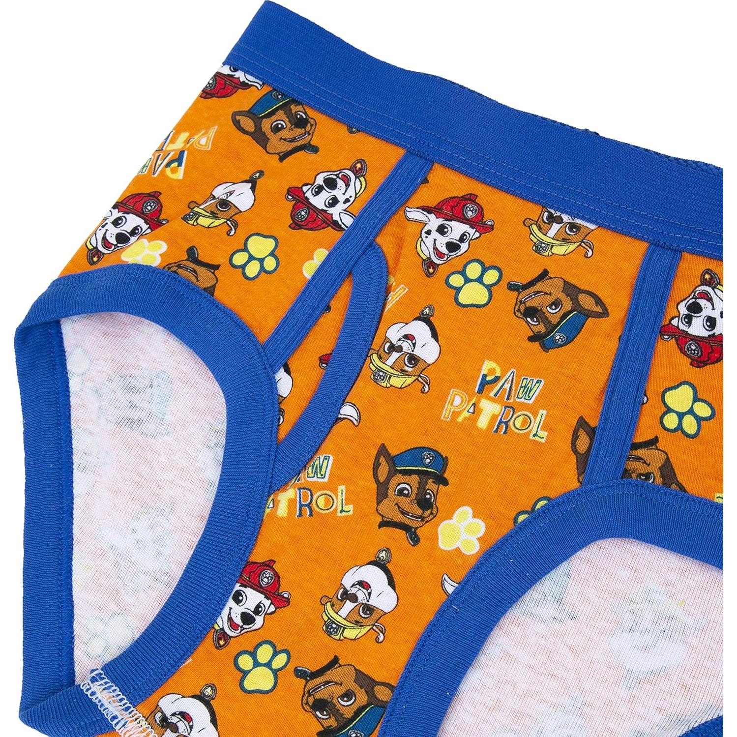 Ropa Interior Niños Paw Patrol 100% Algodón 5 Piezas 2T/3T