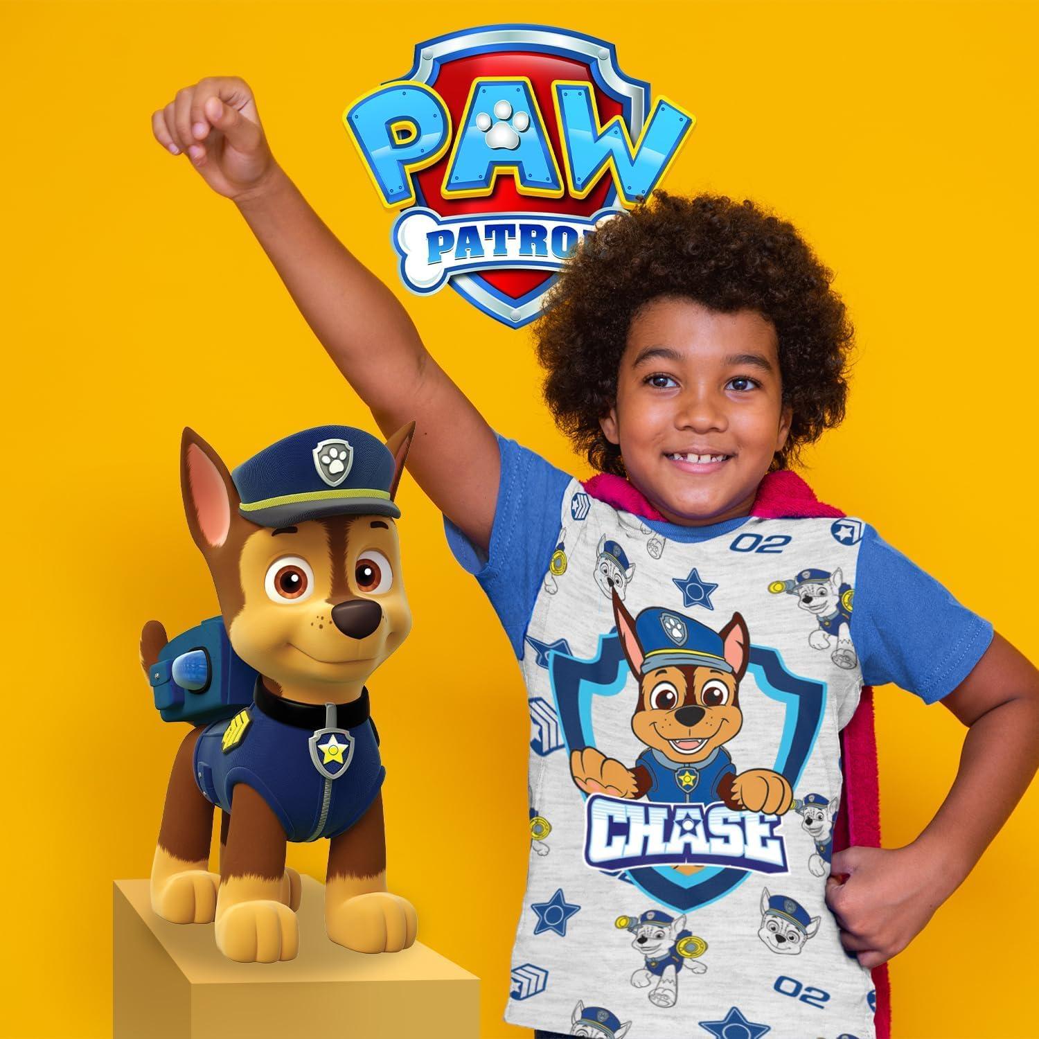 Camiseta Paw Patrol Niños 3 Diseños 2T Azul-Gris Rojo-Blanco