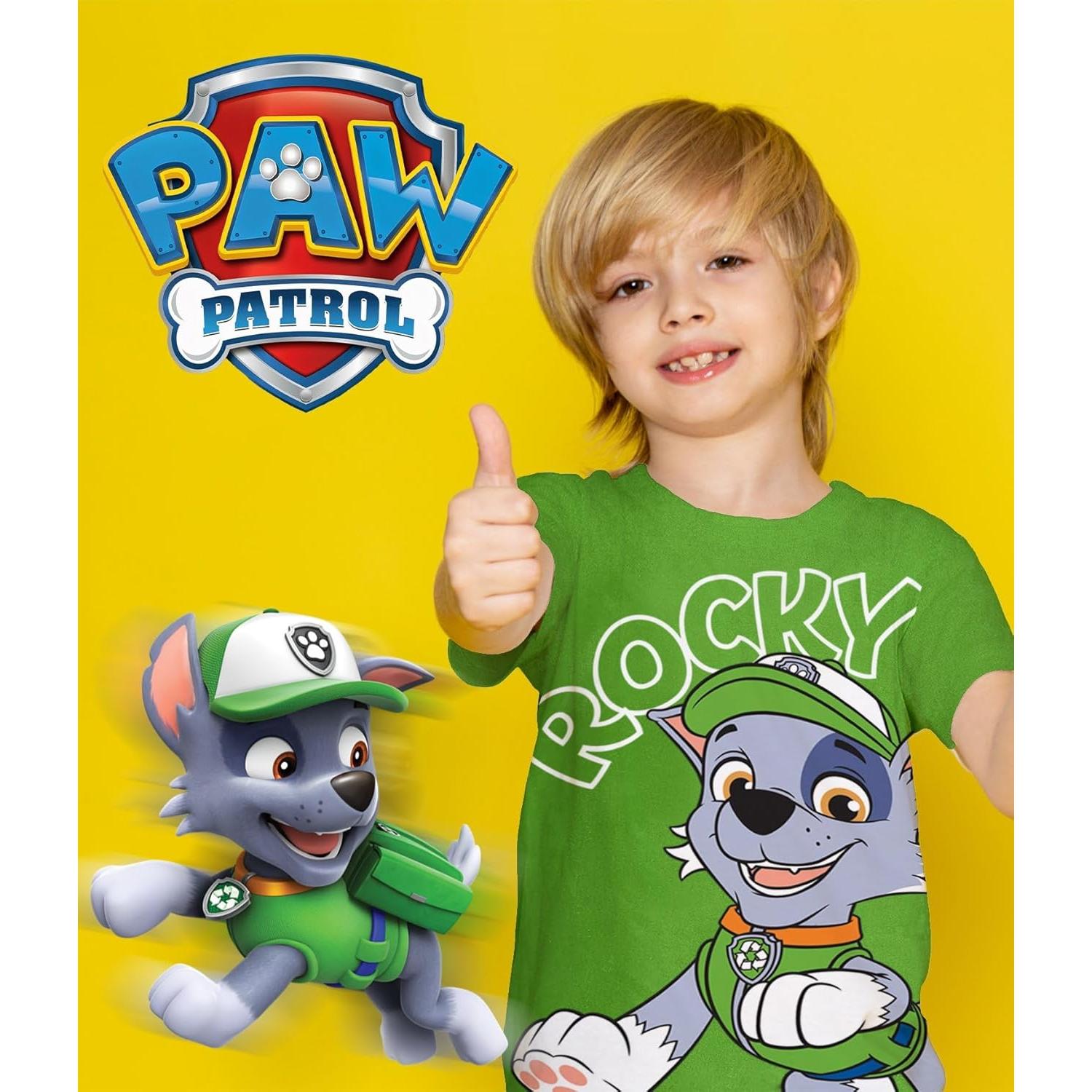 Camiseta Paw Patrol SJE TEE 3 Diseños Niños 7 Años