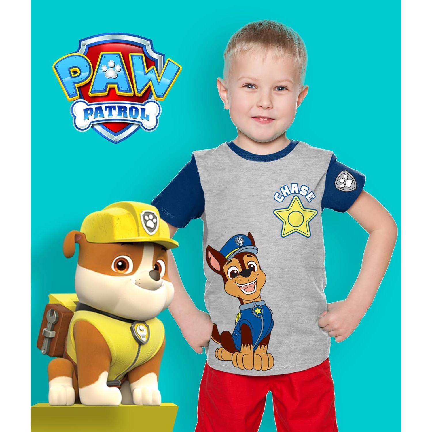 Camiseta Paw Patrol SJE TEE 3 Diseños para Niños 2T