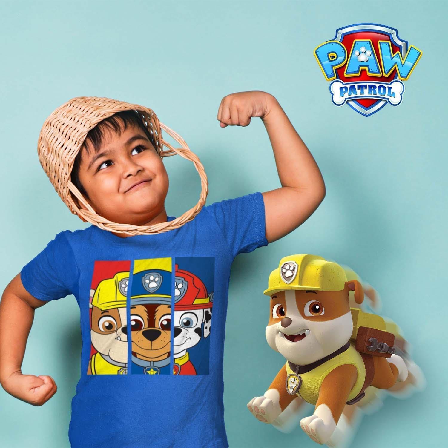 Camiseta Paw Patrol SJE TEE 3 Diseños para Niños 7 Años