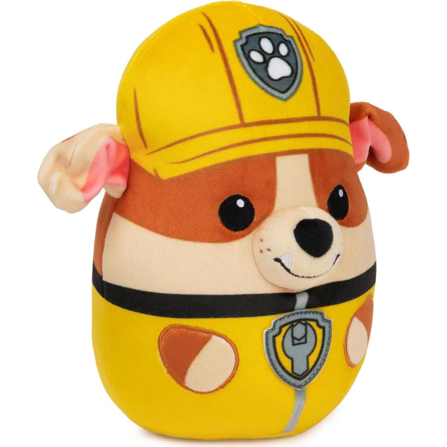 Peluche Rubble Squish Paw Patrol 30 cm Suave y Personalizable