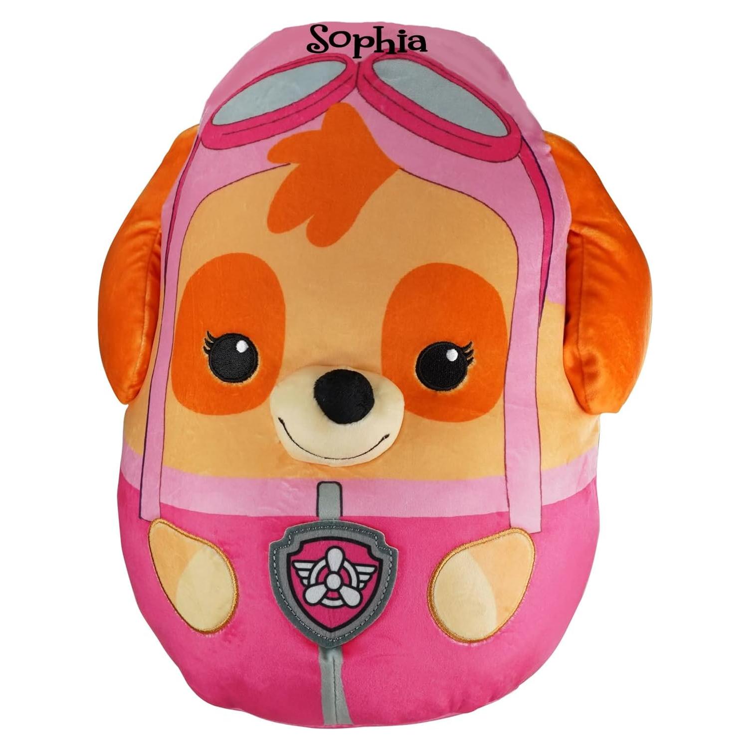 Peluche Paw Patrol Skye Squish 30 cm Suave y Personalizable