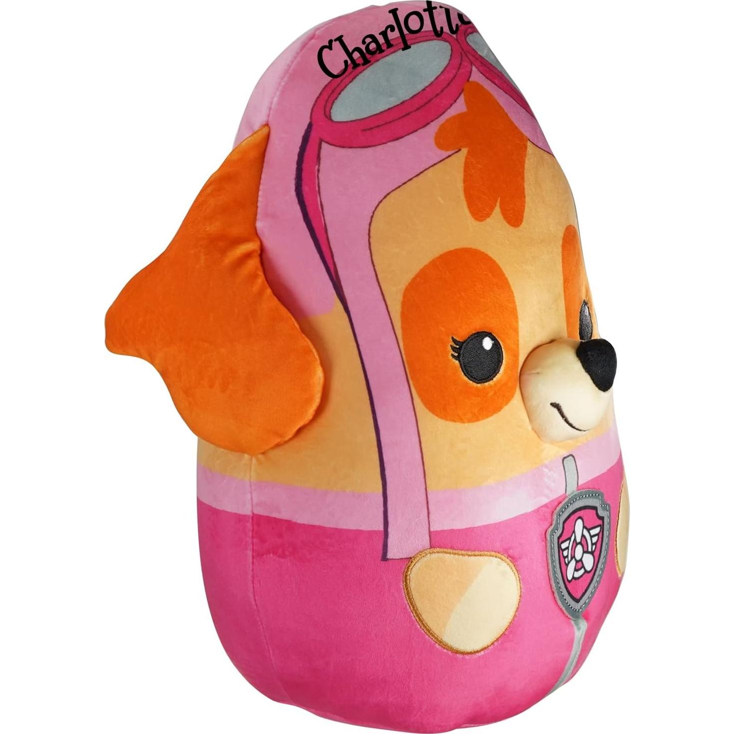 Peluche Paw Patrol Skye Squish 30 cm Suave y Personalizable