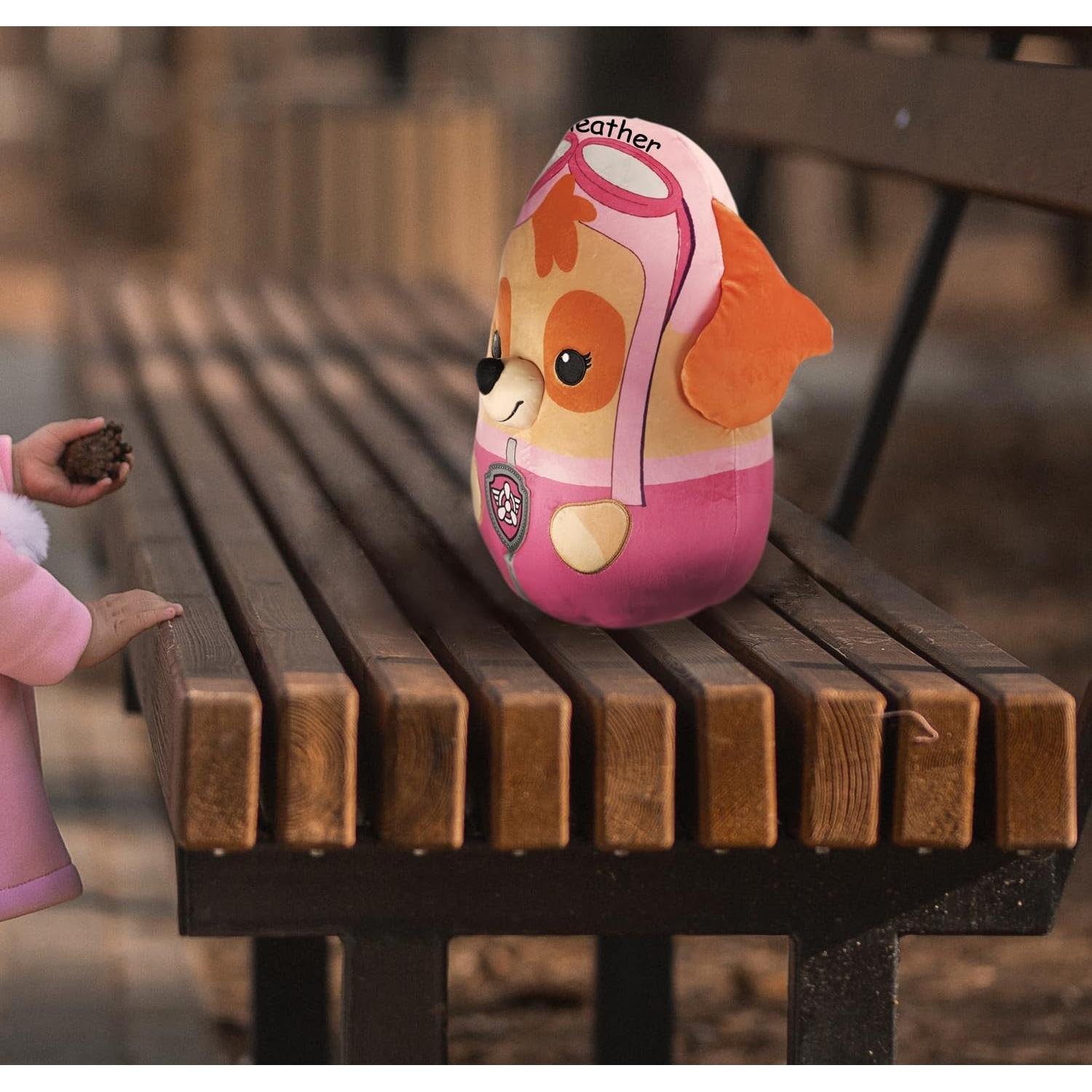 Peluche Paw Patrol Skye Squish 30 cm Suave y Personalizable