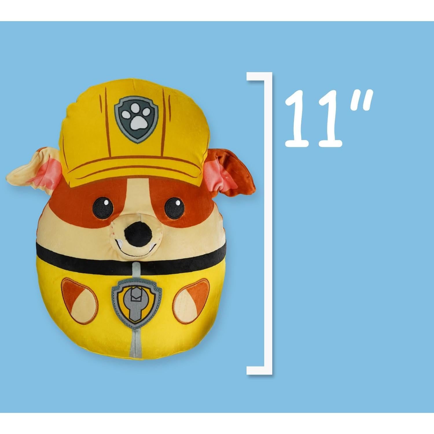 Peluche Rubble Squish Paw Patrol 27,94 cm suave