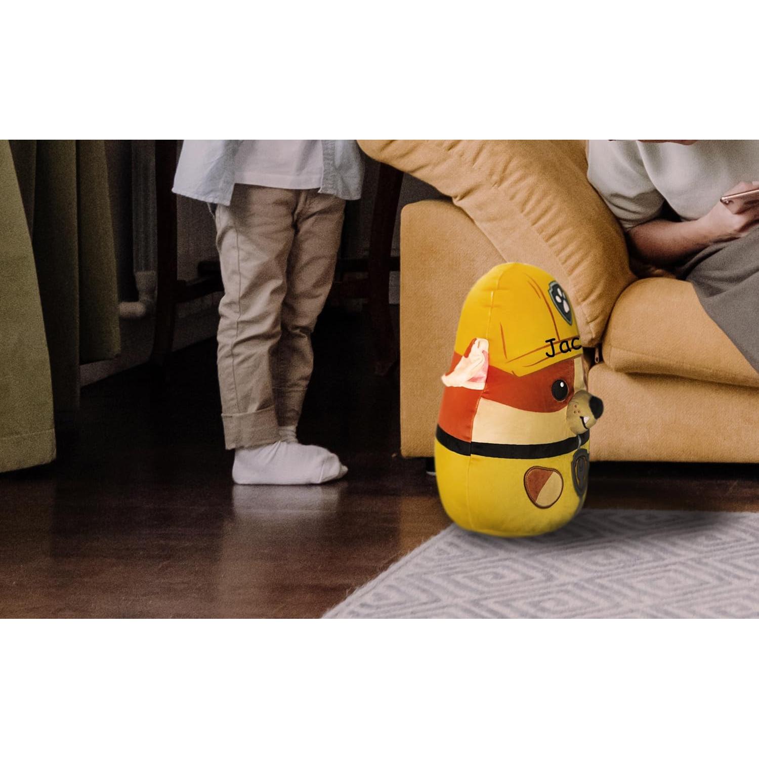 Peluche Rubble Squish Paw Patrol 27,94 cm suave