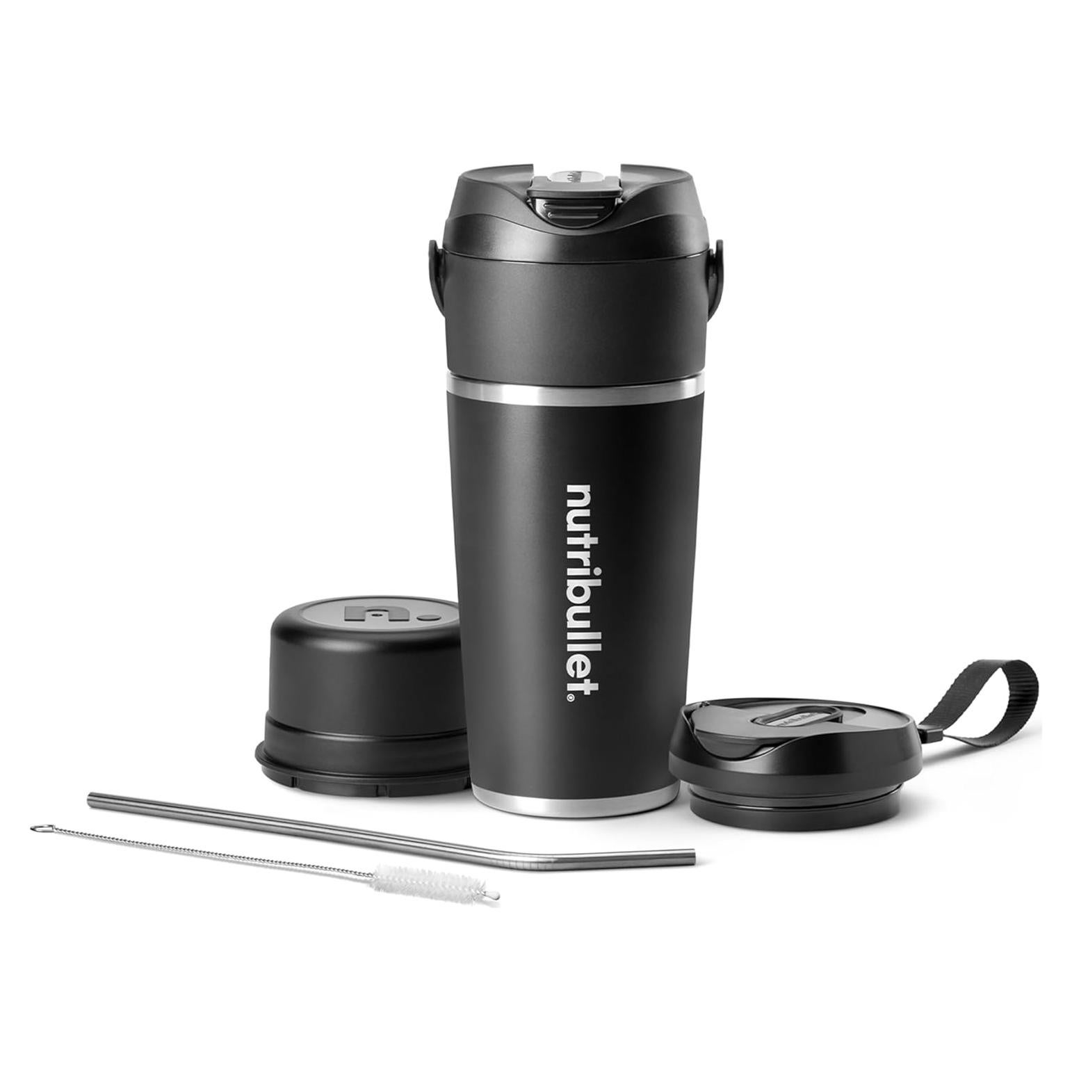 Licuadora Portátil NutriBullet Flip 20 oz Sin Cable Negra