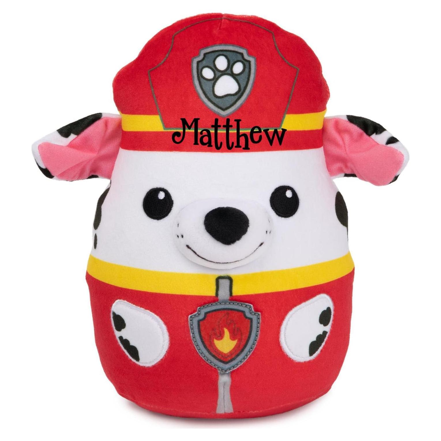 Peluche Aplastado Marshall Paw Patrol 30 cm Suave