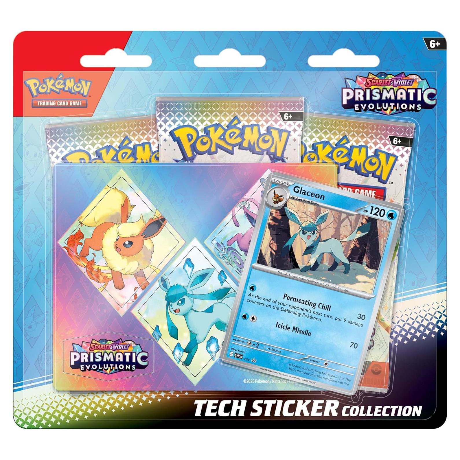 Stickers Técnicos Pokémon TCG Escarlata y Púrpura - 8.5 cm