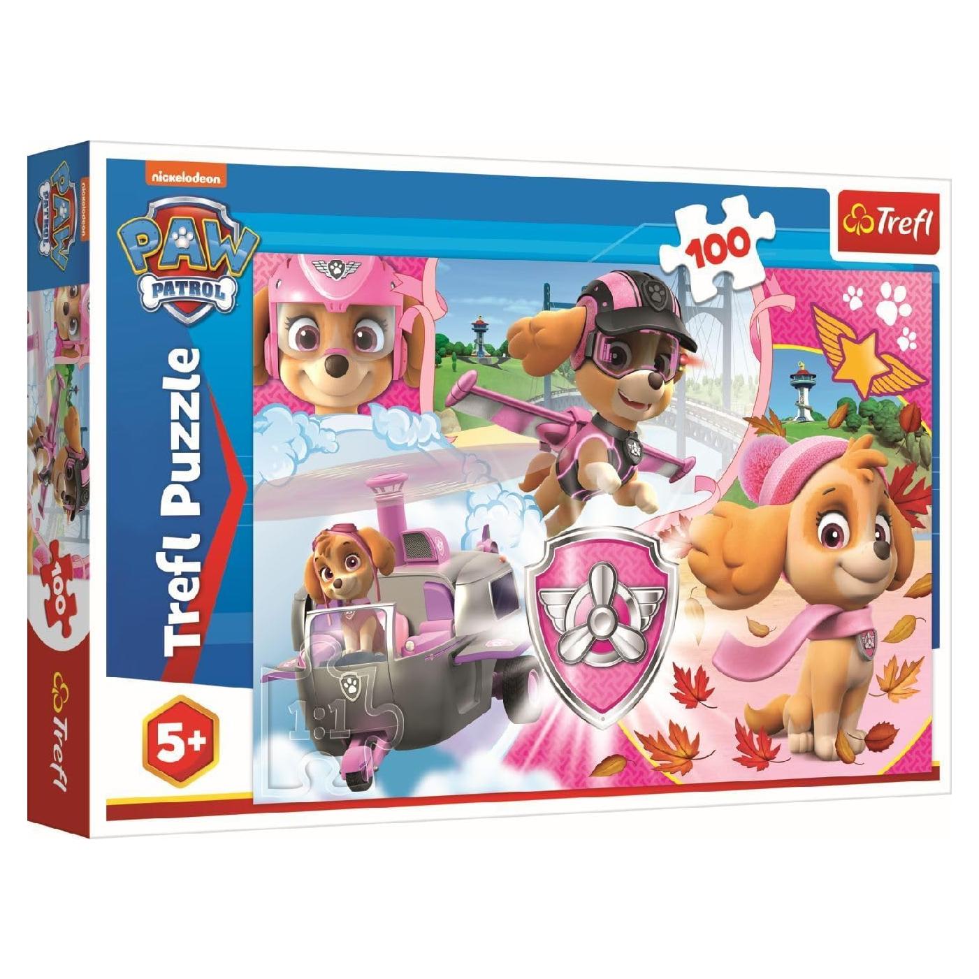 Puzzle Trefl Psi Patrol Skye 100 piezas 41x27.5 cm