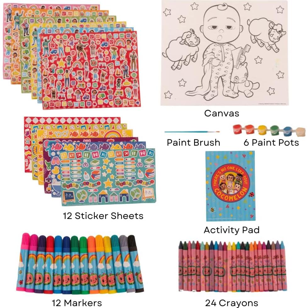Conjunto de Pintura Cocomelon 1089 Piezas para Niños