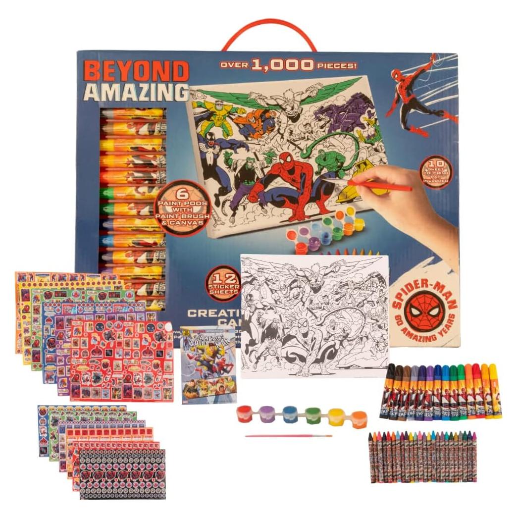 Conjunto de Pintura Spiderman 1197 Piezas para Niños