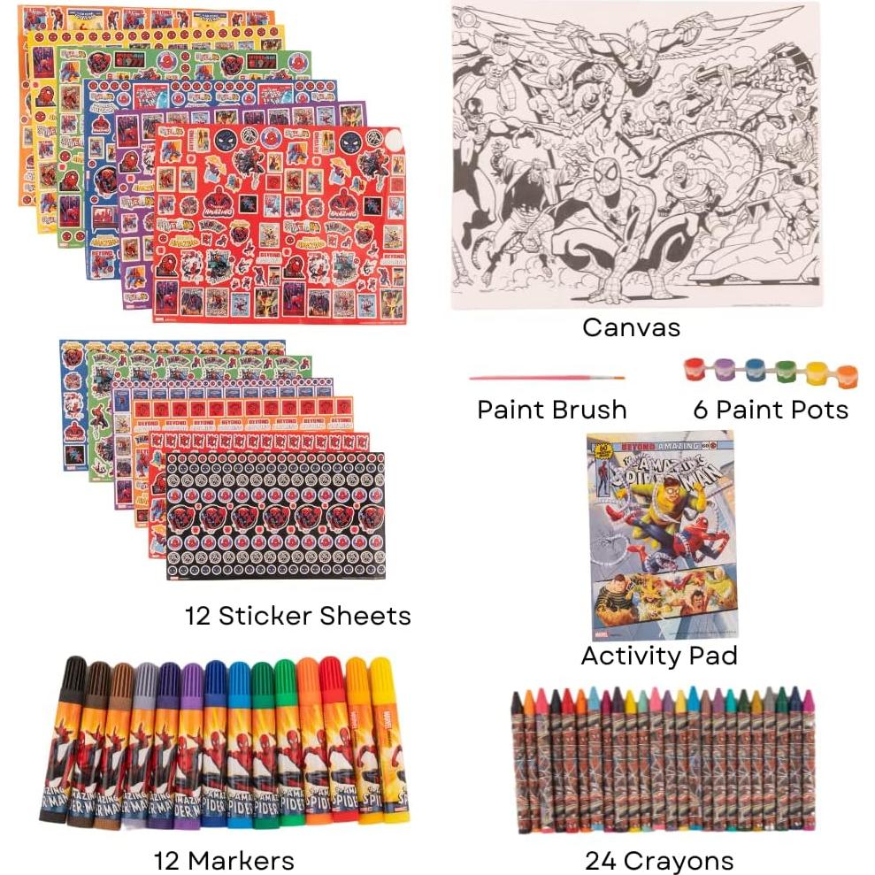 Conjunto de Pintura Spiderman 1197 Piezas para Niños