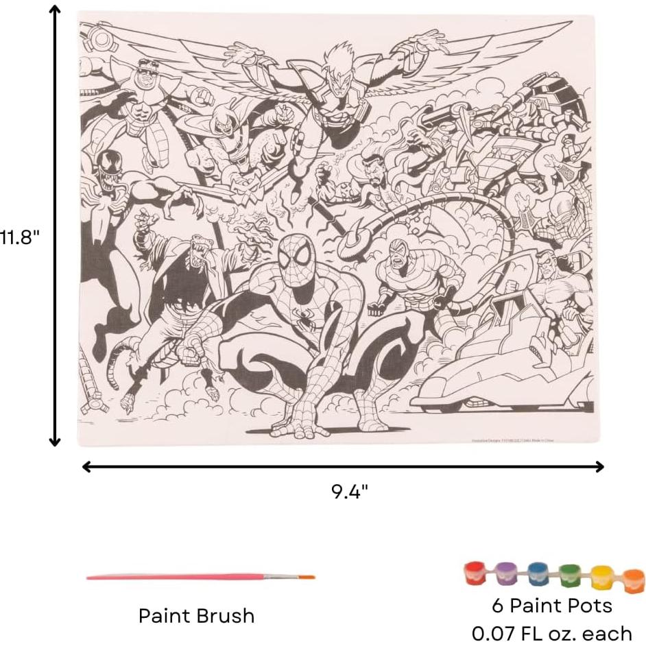 Conjunto de Pintura Spiderman 1197 Piezas para Niños
