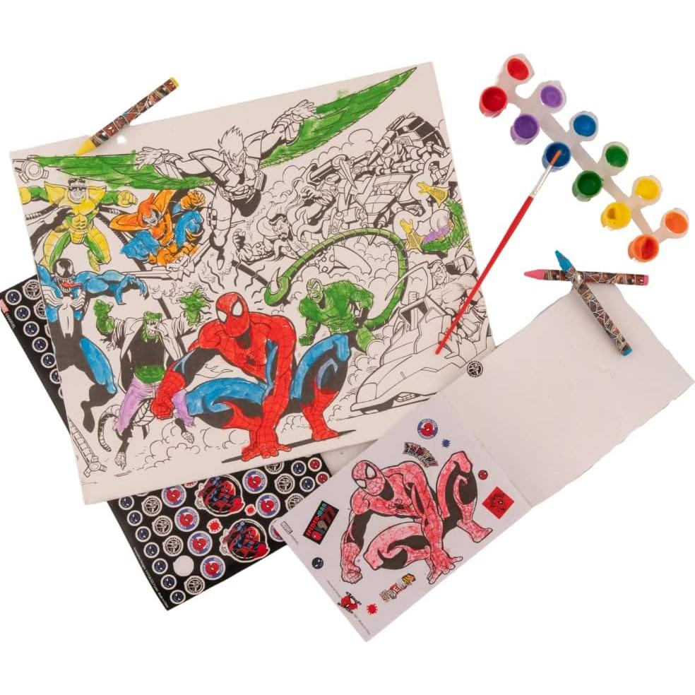 Conjunto de Pintura Spiderman 1197 Piezas para Niños