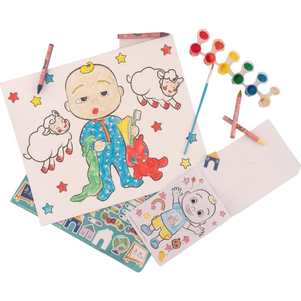 Conjunto de Pintura Cocomelon 1089 Piezas para Niños