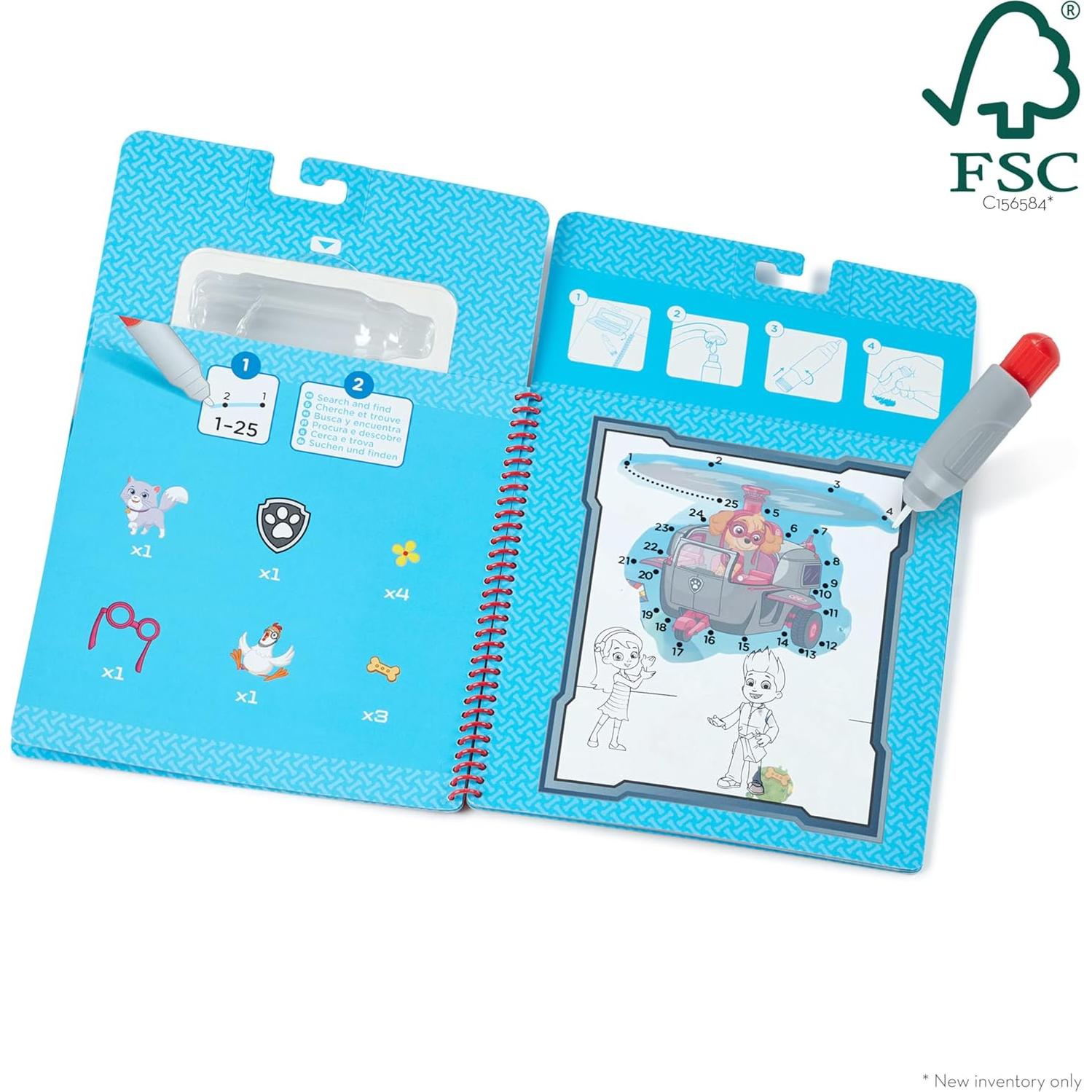 Libro de Actividades PAW Patrol Water Wow! Skye 3+