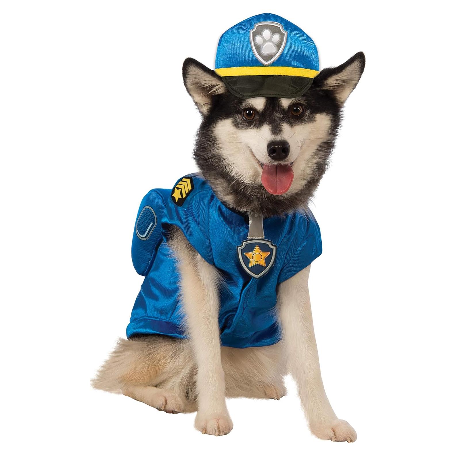 Disfraz de perro Chase Paw Patrol Rubie's Mediano Azul