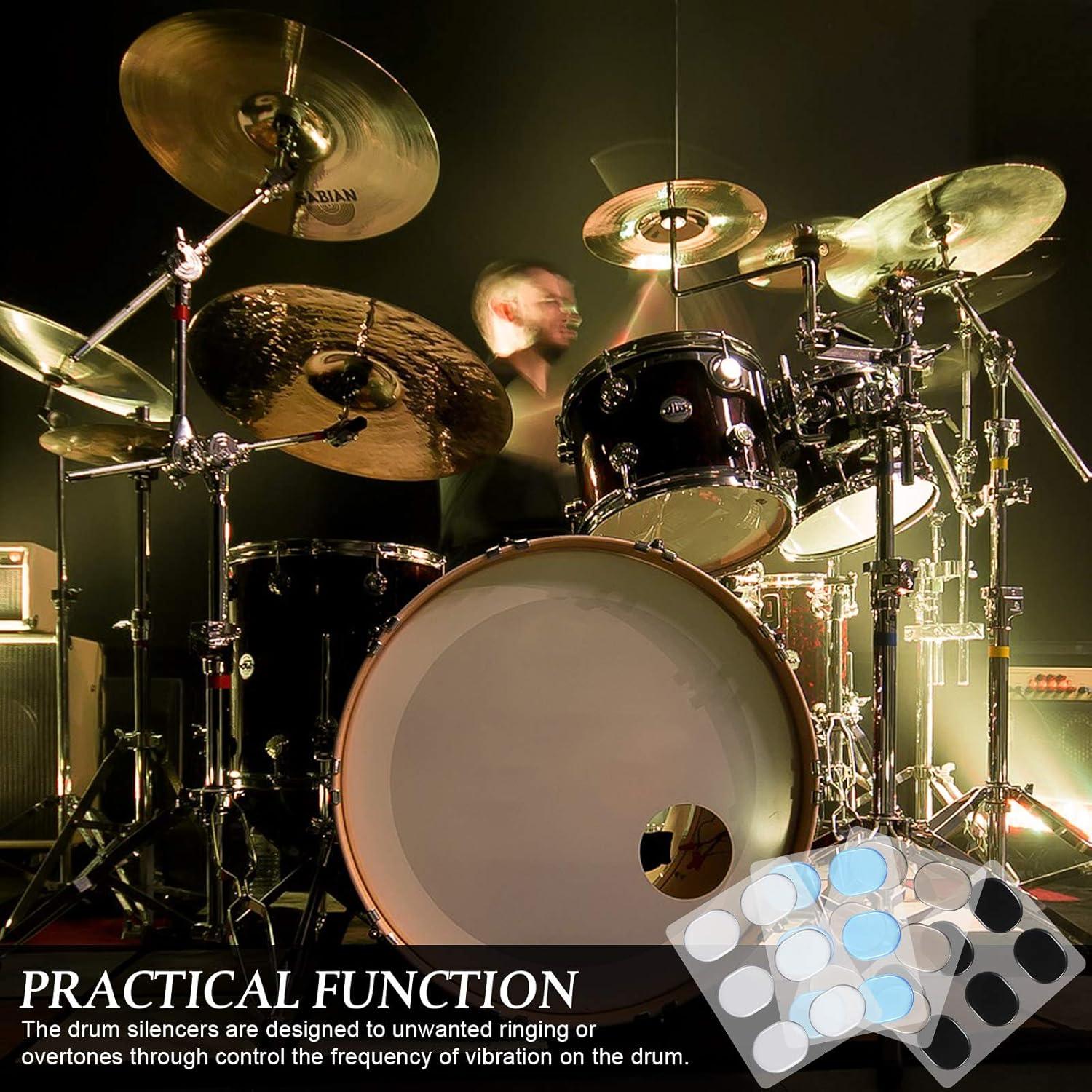 eBoot 48 Almohadillas de Gel para Tambores, Silencio y Control