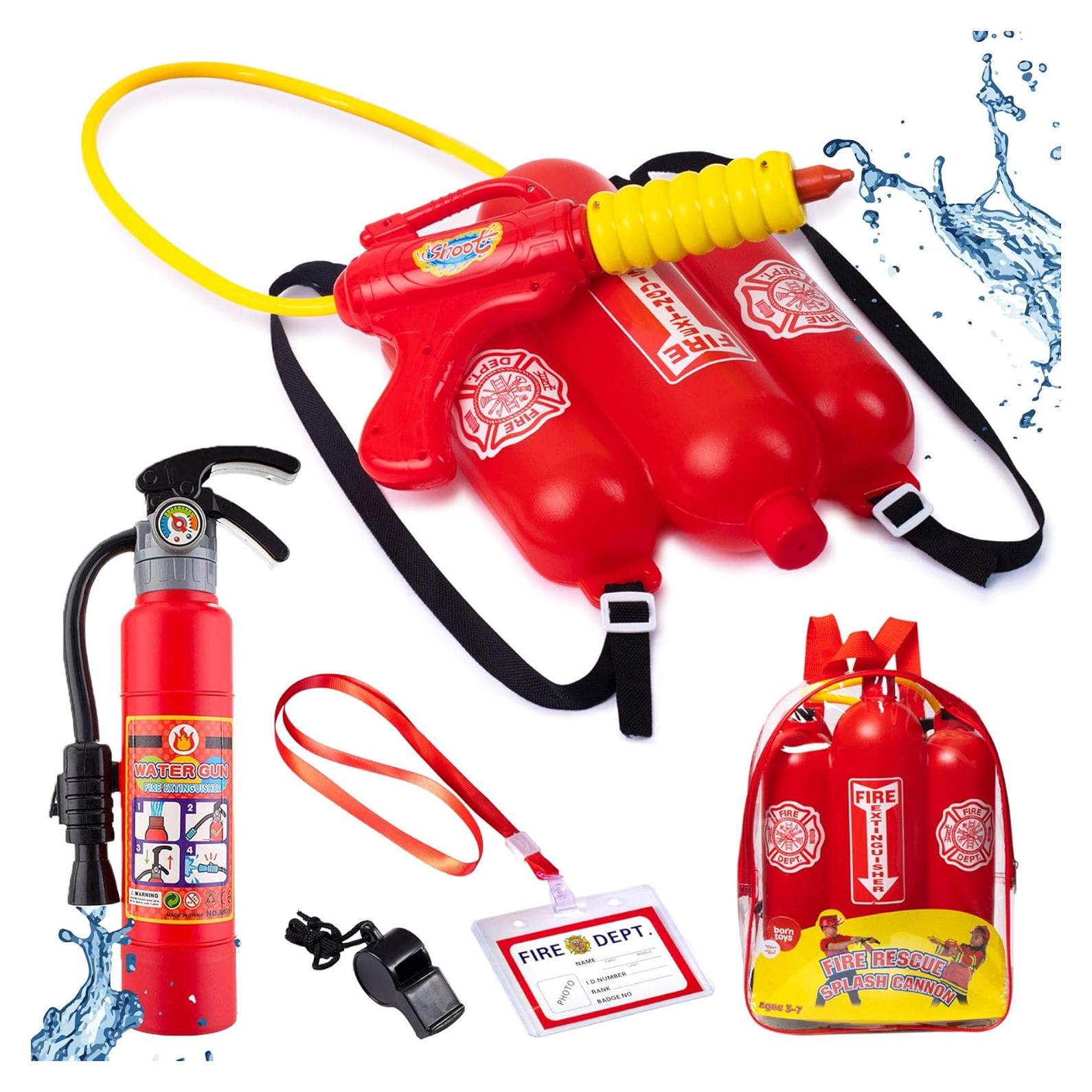 Disfraz de Bombero Born Toys para Niños 3 a 7 Años con Accesorios