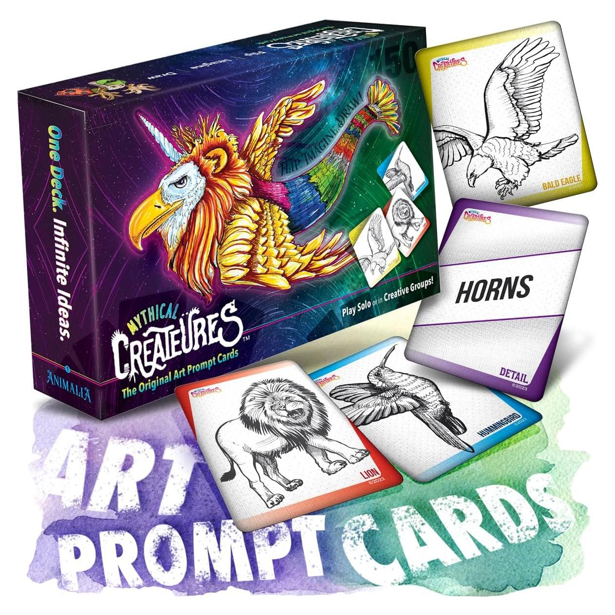 Juego de Cartas de Prompts de Dibujo Deck de Dibujo - 150 Cartas