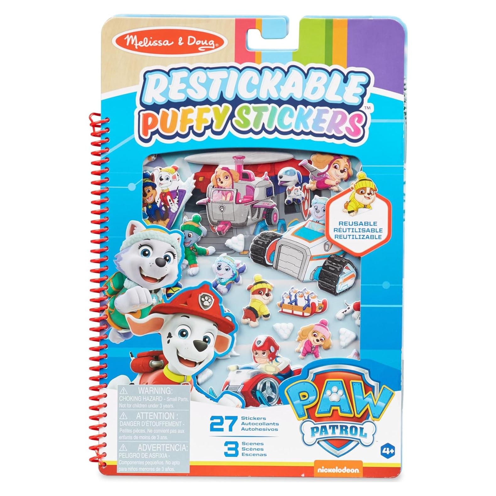 Melissa & Doug PAW Patrol Restickable Puffy Stickers - Jake's Mountain