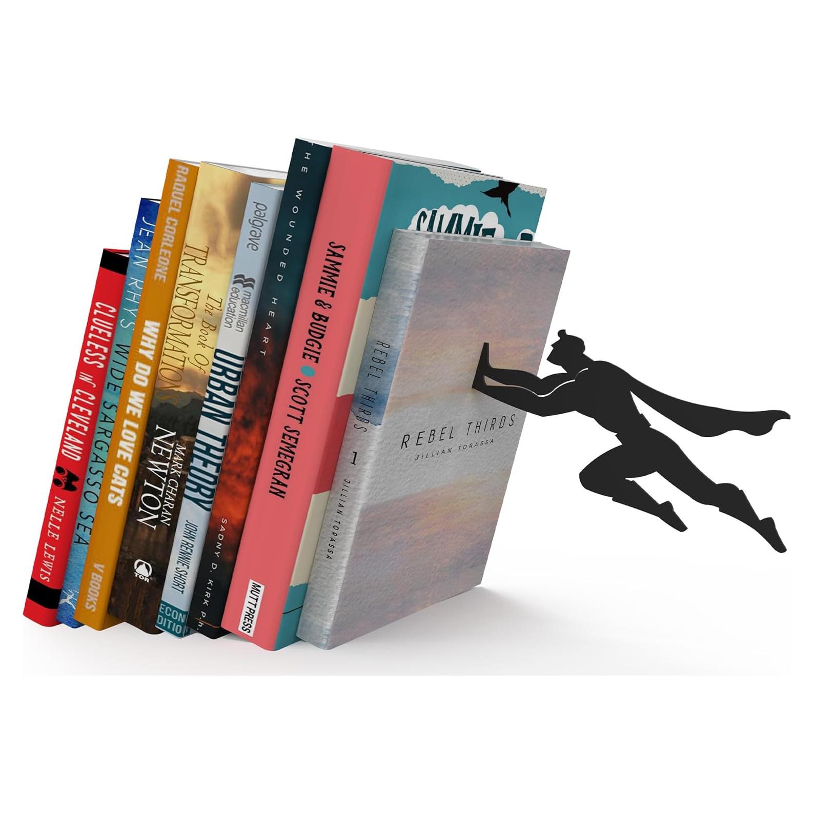 Soportes para Libros Artori Diseño Superhéroe Metal 230g