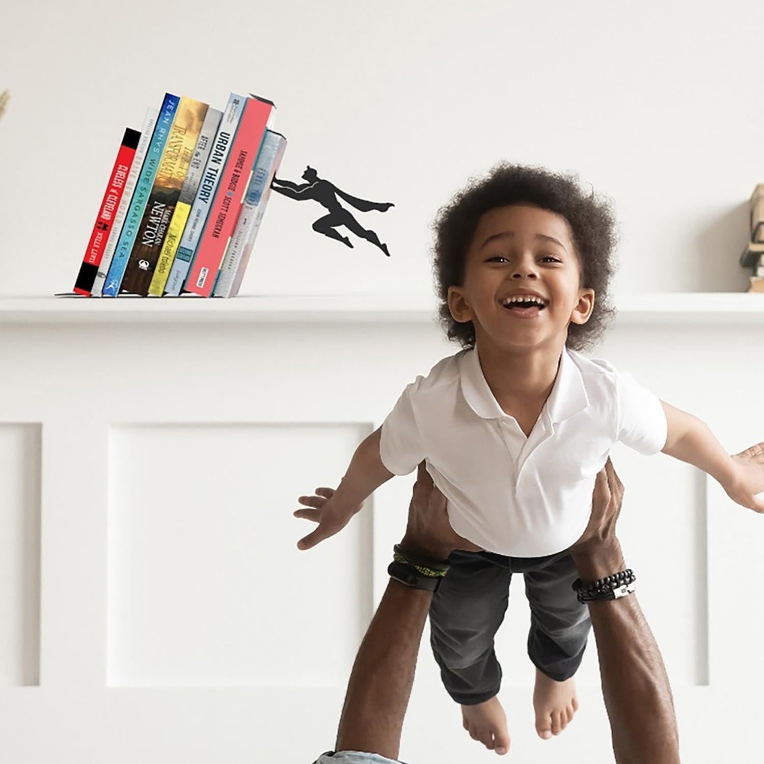 Soportes para Libros Artori Diseño Superhéroe Metal 230g