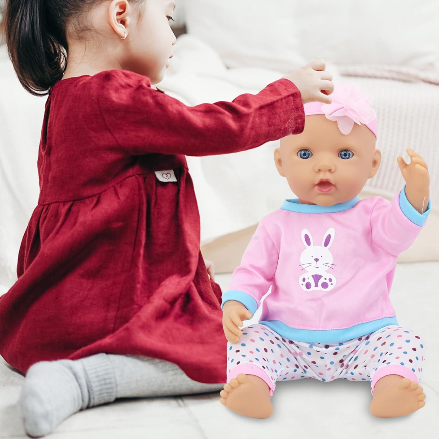 3 Conjuntos de Ropa de Muñeca ECORELF para 35-46 cm