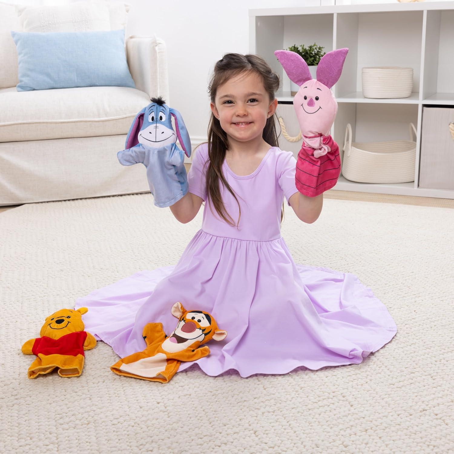 Muñecos de Mano Winnie the Pooh Melissa & Doug 4 Piezas