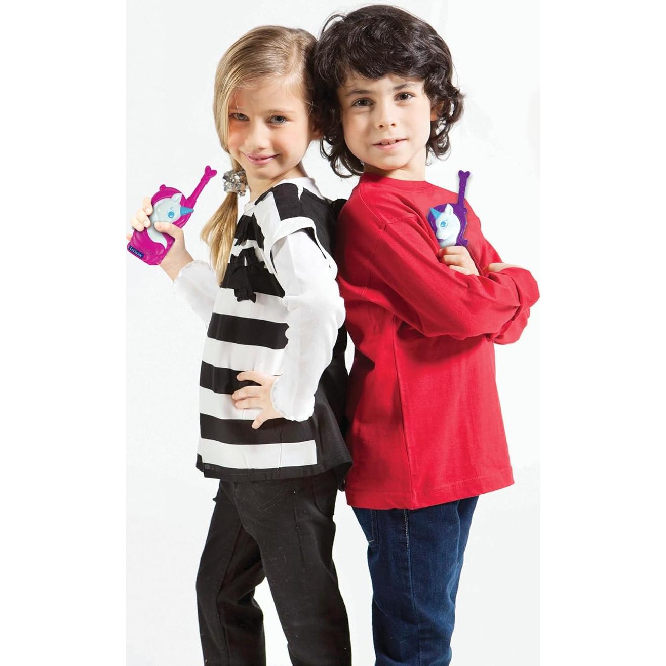 Walkie Talkie 3D Unicornio Lexibook TW18UNI 500m Rosa/Púrpura