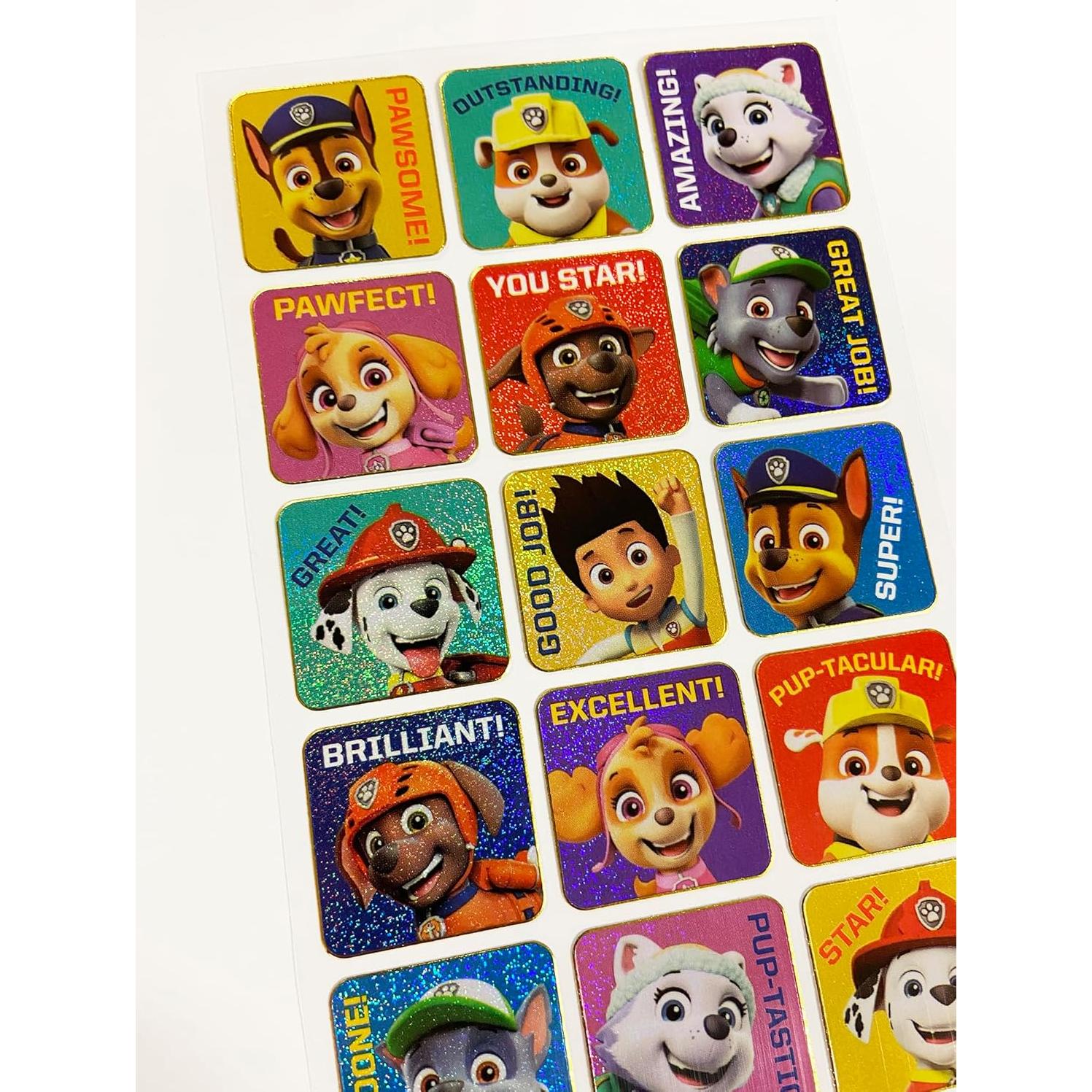 Pegatinas Reutilizables Paw Patrol Paper Projects 19.5x10cm