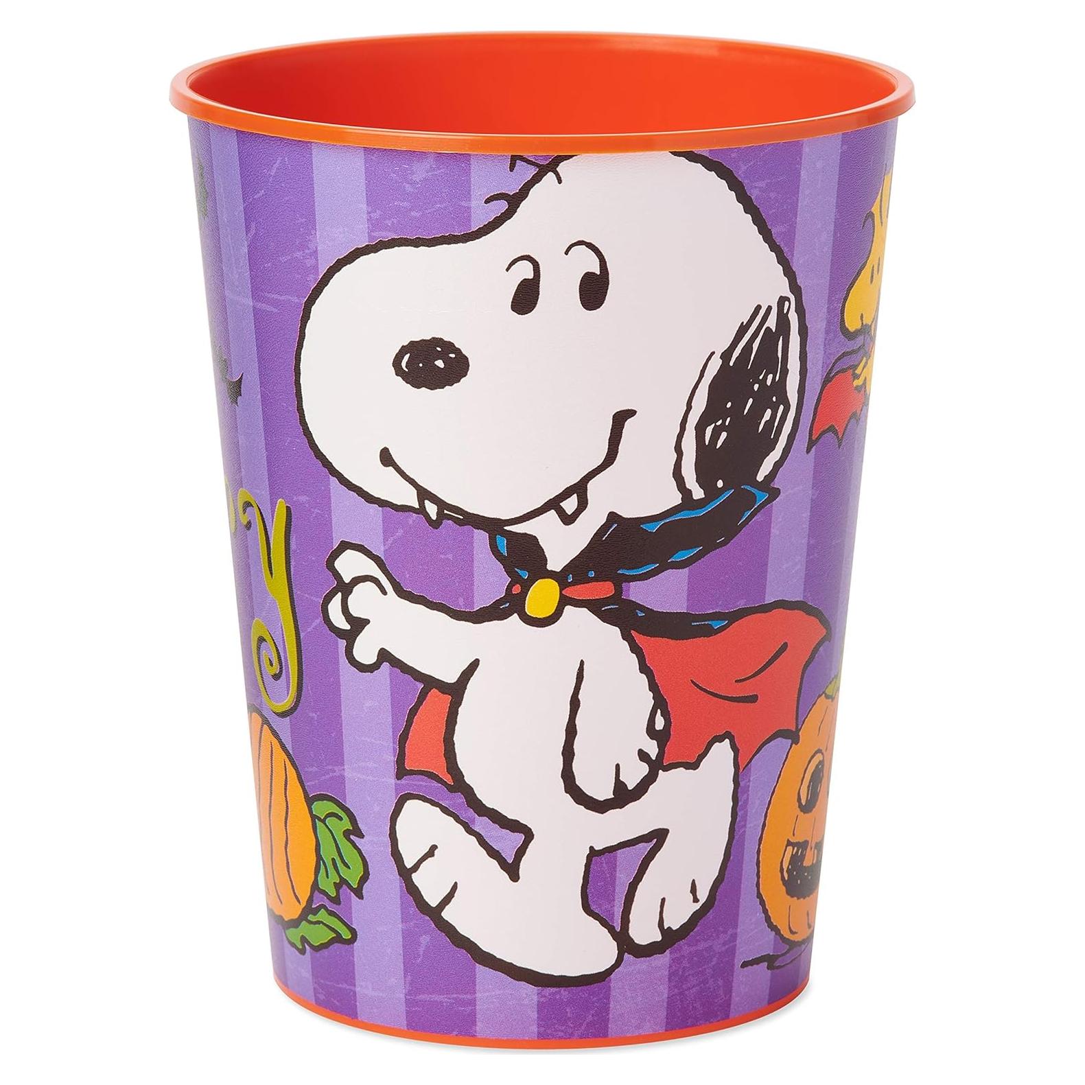Vasos de Fiesta Snoopy 8-Cuenta 16 oz Reutilizables