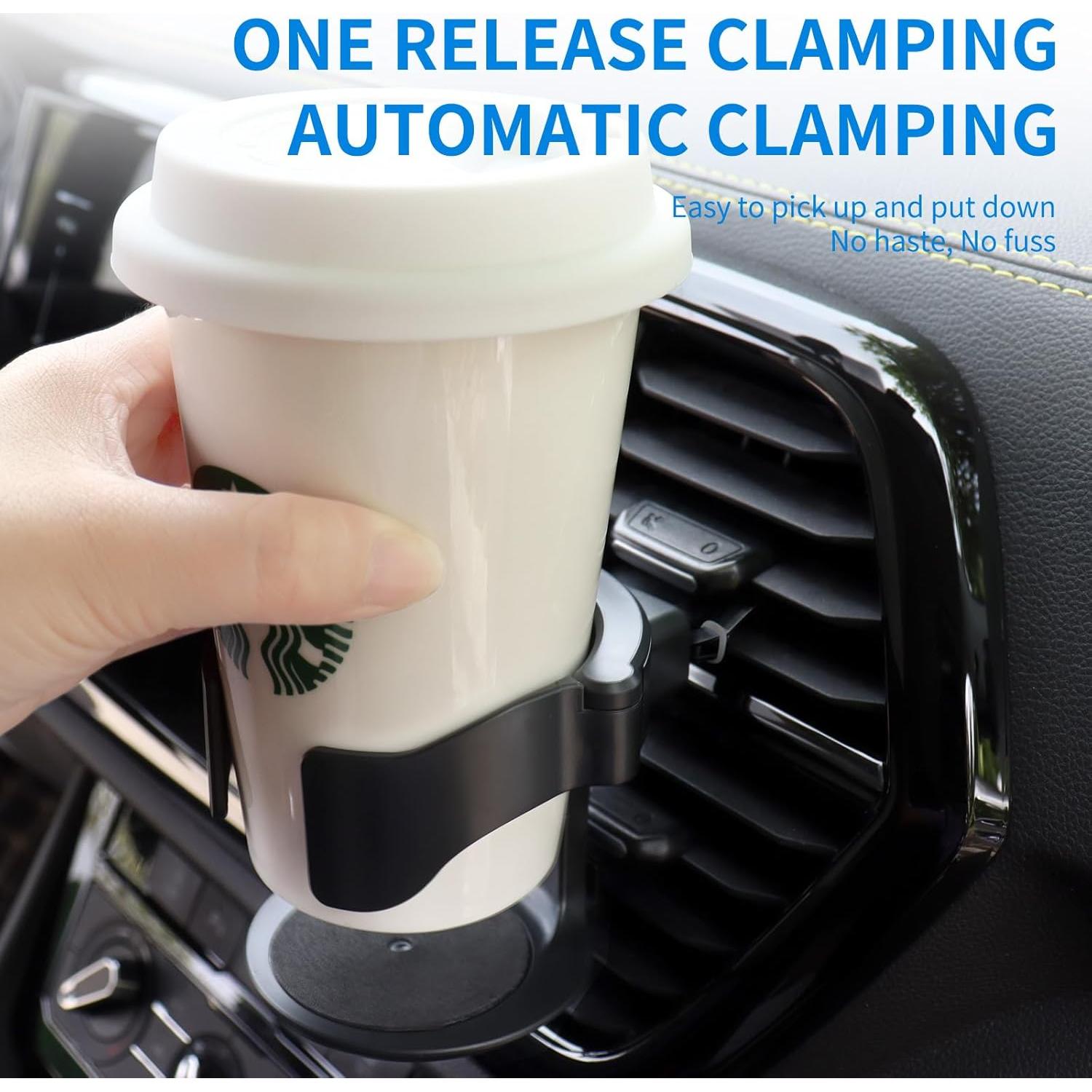 Soporte para Tazas de Auto QIIYCCE B1101 Ajustable 7.62 cm